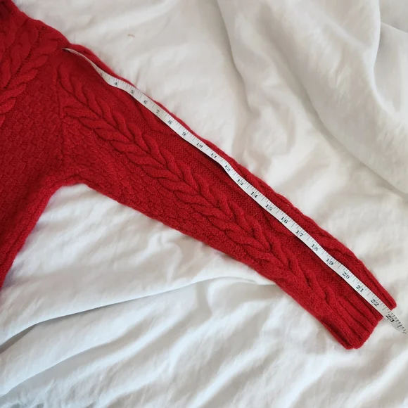 Aran Mor Turtleneck Cableknit Sweater - Picture 8 of 8